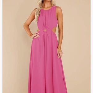 Pink sleeveless Dress - size medium